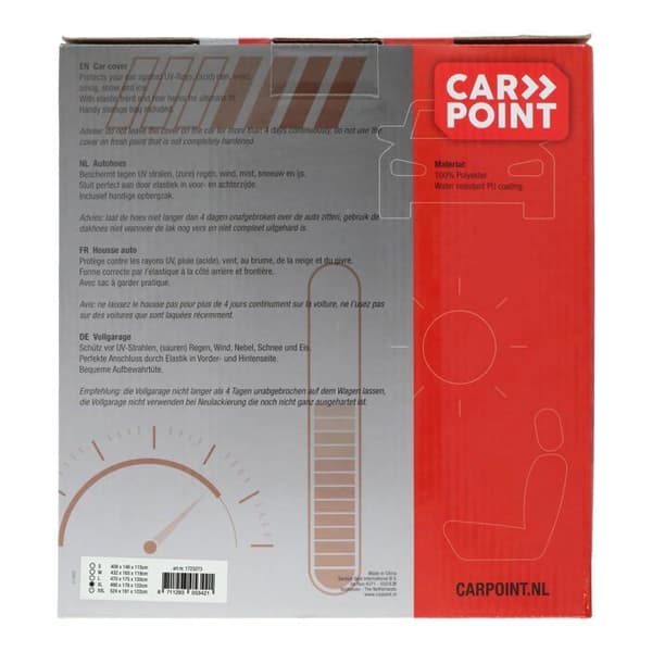 Skyddstäck - Carpoint - POLY4 - Polyester - 490x178x122 cm - Universell