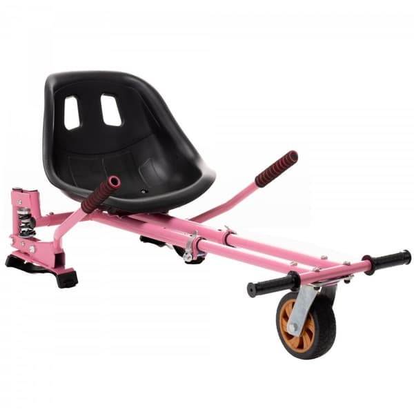 Pakke Hoverboard Go-Kart, Smart Balance Regular Pink, 6.5 tommer, Dual Motors 36V, 700Wat, Bluetooth-hojttalere,  LED-lys, Premium Active Suspension