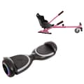 Pikkukuva 1 / 7: Pakke Hoverboard Standard Go Kart 6,5 tommer, Jetson Prism Black Plus, Standard Rækkevidde og Lyserød Hoverkart, Smart Balance