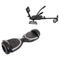 Pikkukuva 1 / 7: Paketti Hoverboard Comfort Go Kart 6,5 tuumaa, Jetson Prism Black Plus, Vakio Toimintasäde ja Musta Comfort Hoverkart, Smart Balance