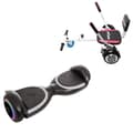 Pikkukuva 1 / 7: Paketti Hoverboard Comfort Go Kart 6,5 tuumaa, Jetson Prism Black Plus, Vakio Toimintasäde ja Valkoinen Comfort Hoverkart, Smart Balance