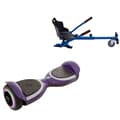 Pikkukuva 1 / 7: Paketti Hoverboard Standard Go Kart 6,5 tuumaa, Jetson Prism Purple Plus, Vakio Toimintasäde ja Sininen Hoverkart, Smart Balance
