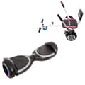 Pikkukuva 1 / 7: Paketti Hoverboard Comfort Go Kart 6,5 tuumaa, Jetson Prism Black PRO, Vakio Toimintasäde ja Valkoinen Comfort Hoverkart, Smart Balance