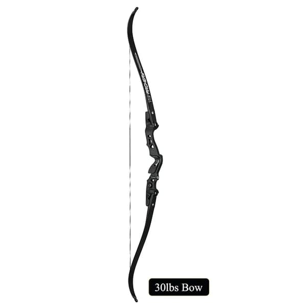 Jousiammunta Recurve-jousi, kevyt alumiiniseos runko, korkea IBO-nopeus, 55lbs musta