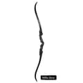 Miniatyrbillede 1 af 2: Bueskydning Recurve Bue, Letvægts Aluminium Legering Riser, Høj IBO Hastighed, 30lbs sort