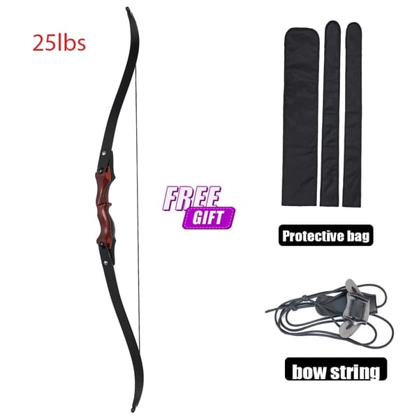 Recurve Bue, ILF System, Vægtområde på 25-50lbs, 25lbs