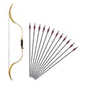 Miniatyrbillede 1 af 2: Ungdoms Recurve Bue, Traditionelt Design, Nedtagelig Funktion, Gul Rød