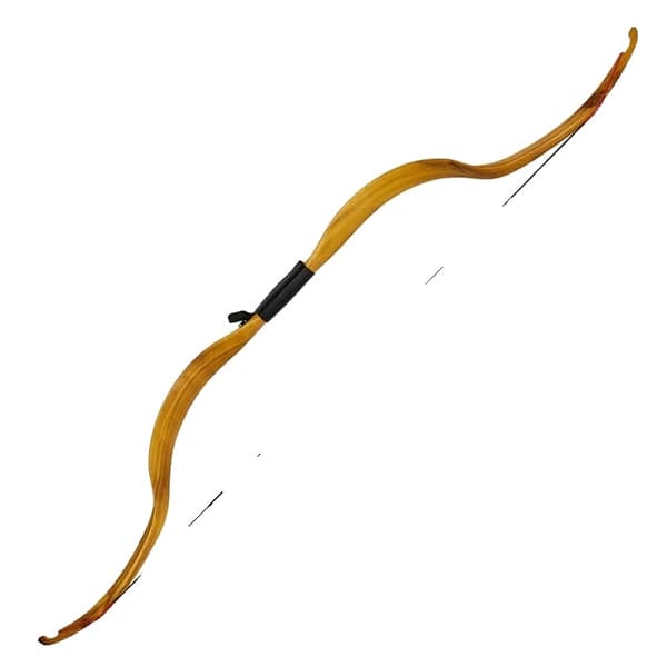 Ungdoms Recurve Bue, Traditionelt Design, Nedtagelig Funktion, Gul