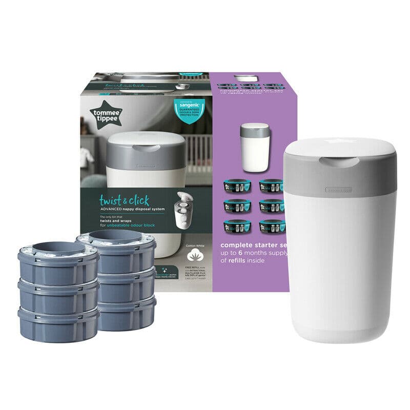 Tommee Tippee Twist & Click Tub with 6 Cassettes