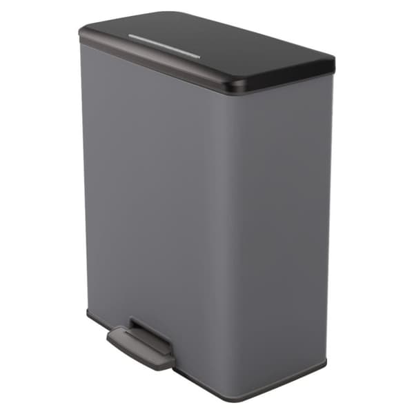 Curver Poljinroskis Deco 26 l + 26 l kylmänharmaa