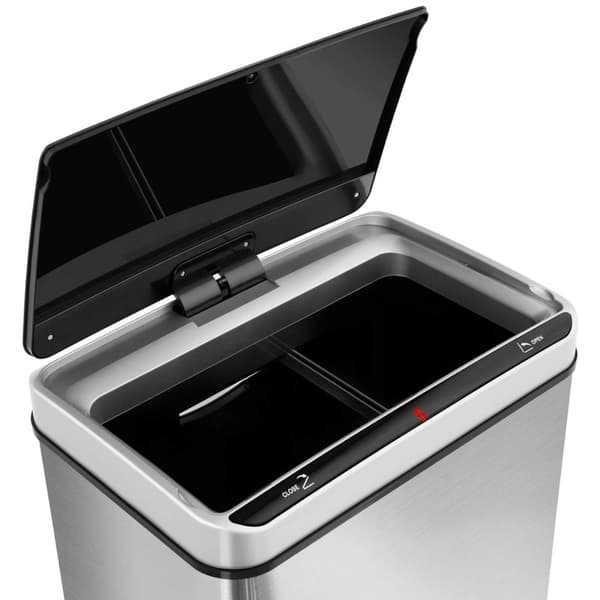 Automaattinen kosketusvapaa roskakori liiketunnistimella, kantama 20 cm, 70 L