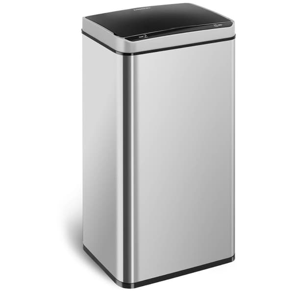 Automaattinen kosketusvapaa roskakori liiketunnistimella, kantama 20 cm, 70 L