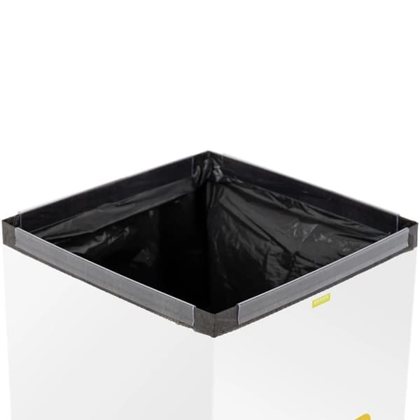 Kurvebeholder til sortering af affaldssorteringsaffald 60 l - metalplast