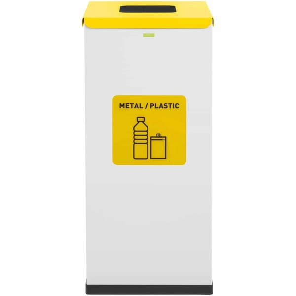 Kurvebeholder til sortering af affaldssorteringsaffald 60 l - metalplast