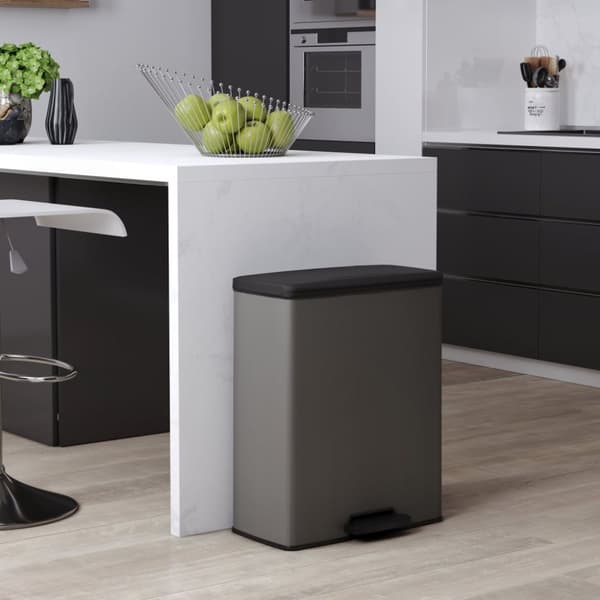 Curver Pedalhink dubbel Deco 26L+26L kallt grå