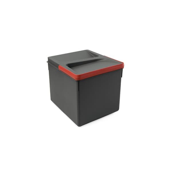 Emuca Recycle kökslådor, Höjd 216, 1x12, Antracitgrå plast, Plast.
