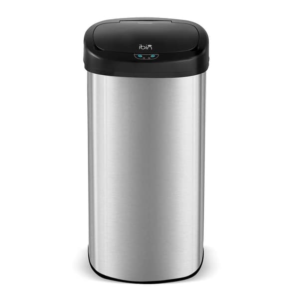 TurboTronic SB68 Papperskorg med sensor – 68 liter – Svart/Rostfritt