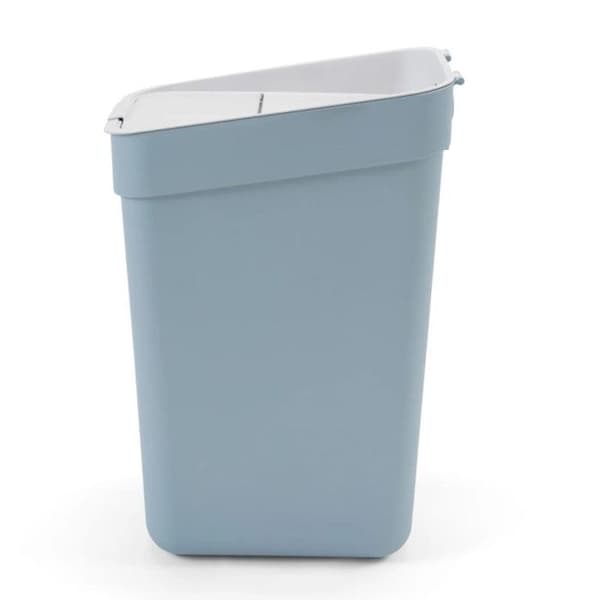 Curver bin, för återvinning, 30 liter, gråblå, redo att hämtas