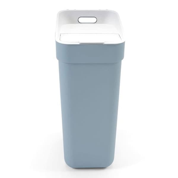 Curver bin, för återvinning, 30 liter, gråblå, redo att hämtas