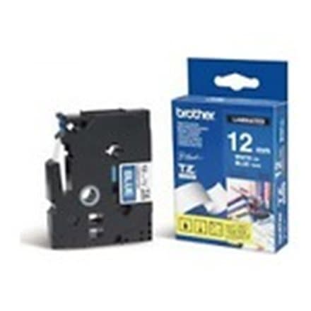 BROTHER P-Touch TZE-535 white on hard blue 12mm