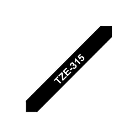 BROTHER P-Touch TZE-315 white on black 6mm