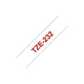 Miniatyrbild 3 av 3: BROTHER P-Touch TZE-232 red on white 12mm