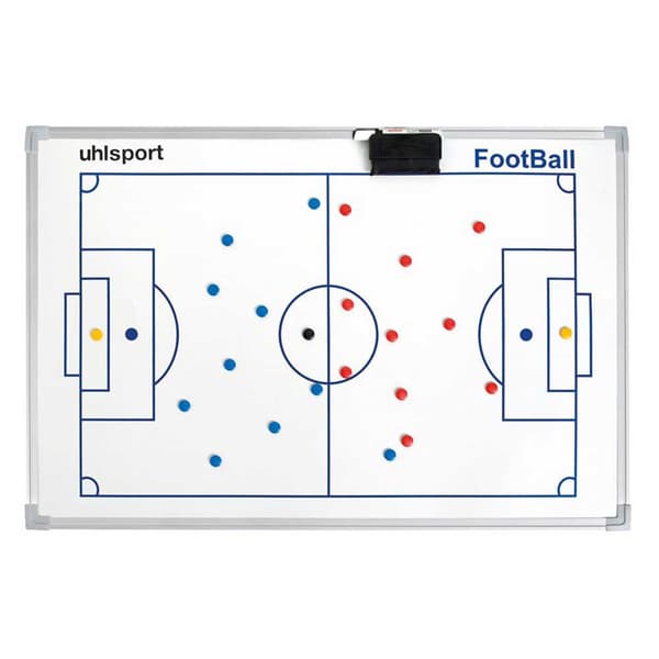 Uhlsport Træner Board Fodbold Tactic Hvid 90x60 cm