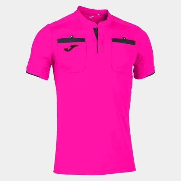 Domartröja - Joma - neonrosa - S - 100% polyester - Framfickor med stängning