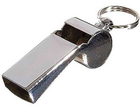 Spartan Metal Whistle Nyckelring