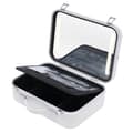 Miniatyrbild 2 av 2: Makeup Organizer Case, Tre-färgers dimbar belysning, Stor kapacitet,Rosa
