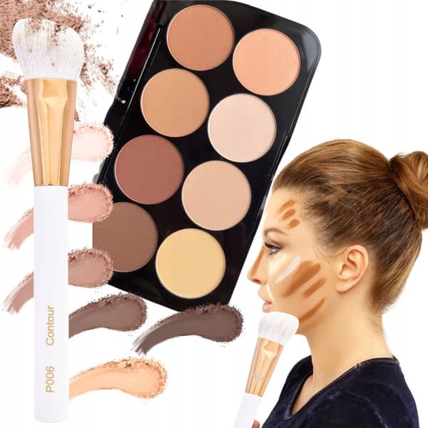 DOUGLAS CONTOURING ANSIGTSMAKEUP BLUSHER BRONZER PALET BRUSH