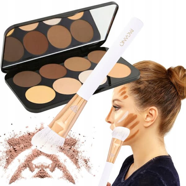 DOUGLAS CONTOURING ANSIGTSMAKEUP BLUSHER BRONZER PALET BRUSH
