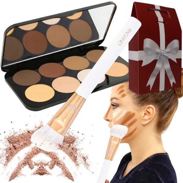DOUGLAS CONTOURING ANSIGTSMAKEUP BLUSHER BRONZER PALET BRUSH