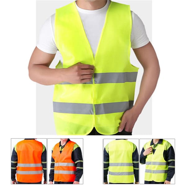 Reflective Vest Working Clothes High Safety Security Yellow