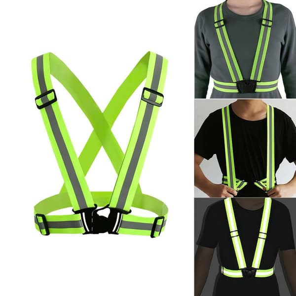 Adjustable Reflective Vest Working Clothes High Safety Security
