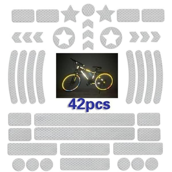 Slittåliga Synliga Reflex Remsor (42-PACK)