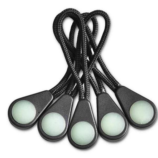 Effektfull Glow in the Dark Blixtlåsdragare (10-Pack)