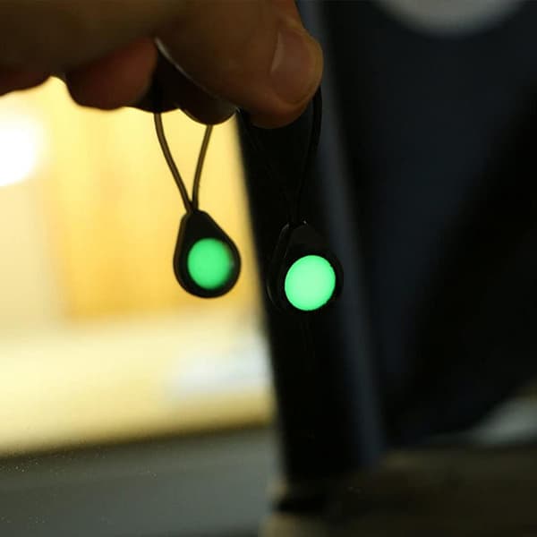 Effektfull Glow in the Dark Blixtlåsdragare (10-Pack)