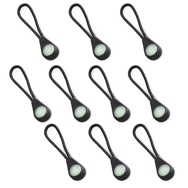 Effektfull Glow in the Dark Blixtlåsdragare (10-Pack)
