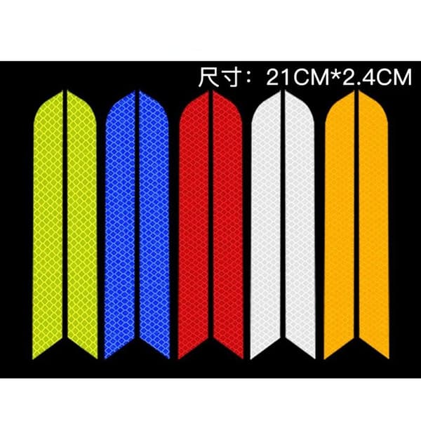 4-Pack Slittålig Reflexremsor