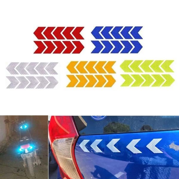 Slittåliga 5-Pack Pil Reflexremsor