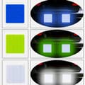 Miniatyrbild 11 av 11: Effektfull 5-Pack Fyrkantiga Reflex Remsor