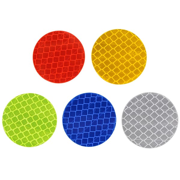 5-Pack Effektfull Reflekterande Cirkel Reflexer