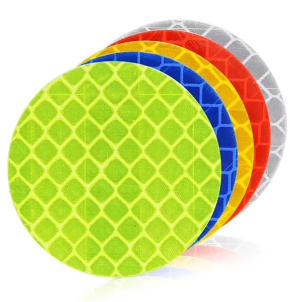 5-Pack Effektfull Reflekterande Cirkel Reflexer
