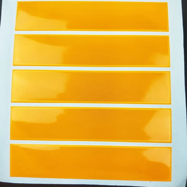 2-PACK Smidig Hållbar Effektfullt Reflex Remsor Orange Gul