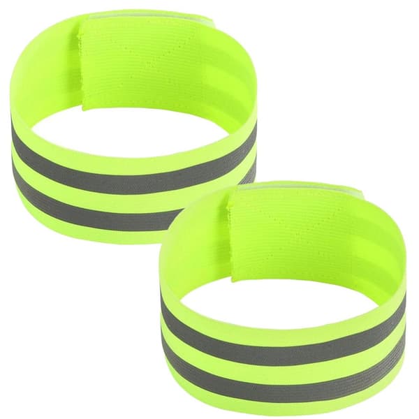 2x Elastiset Heijastavat Nauhat - Keltainen