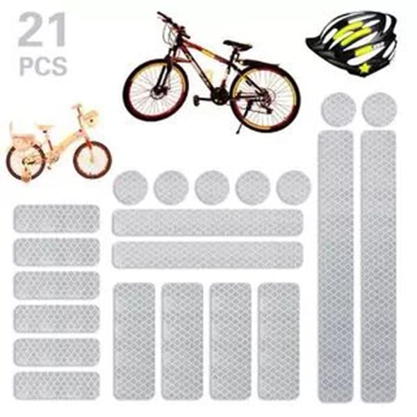 21-Pack Reflex-Remsor i Varierade Former