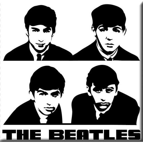 The Beatles Fridge Magnet: Portrait