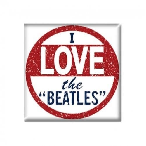 The Beatles Fridge Magnet: I Love