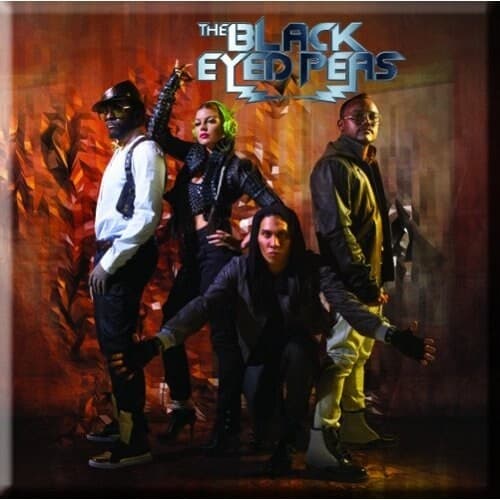 The Black Eye Peas Fridge Magnet: Band Photo The End